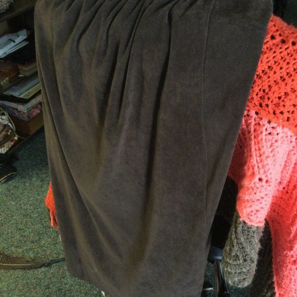 Teddi Petite Ladies Brown Skirt.PXL RN5726 style 20653 used - Picture 6 of 7